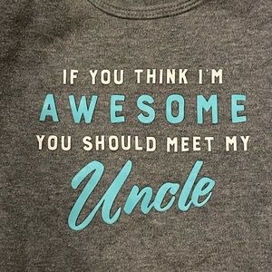 “Awesome Uncle” Short Sleeve Body Suit
